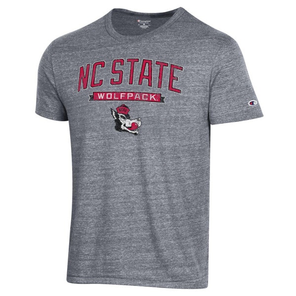 Grey Short Sleeve Tri-Blend Tee - N